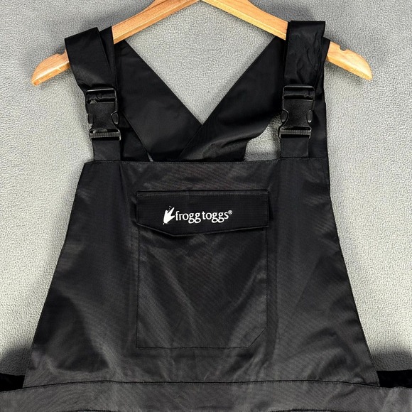 Frogg Toggs Other - Frogg Toggs Bibbs Overalls Mens 2XL Black StormWatch Waterproof Breathable New